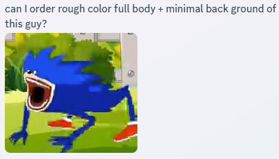 example II: rough color full body + minimal/no background